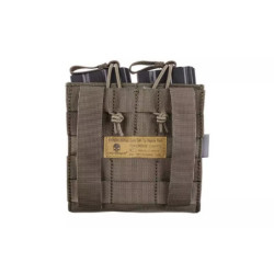 Double Open Top Pouch for M4/M16 + Pistol Magazines - Foliage Green