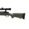 SW-04 Sniper Rifle Replica with Scope and Bipod - Olive Drab