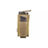 Open Top Shingle Pouch for M4/M16 + Pistol Magazine - Khaki