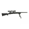 SW-04 sniper rifle replica (with scope and bipod) - black