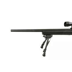 SW-04 sniper rifle replica (with scope and bipod) - black