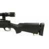 SW-04 sniper rifle replica (with scope and bipod) - black