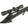 SW-04 sniper rifle replica (with scope and bipod) - black