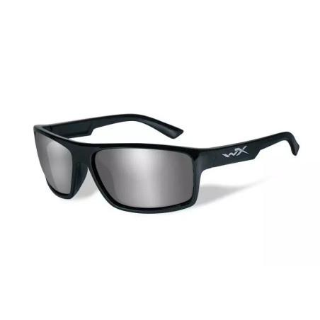 Wiley X® PEAK Glasses - Grey Silver / Gloss Black