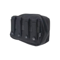 Small Horizontal Cargo Pouch - Black