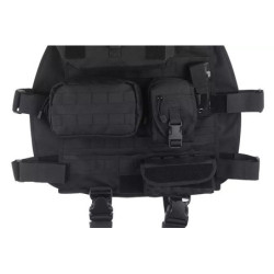 Large MOLLE Seat Cover – Black