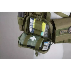 Small MOLLE Rip-Away Medical Pouch - Olive Drab