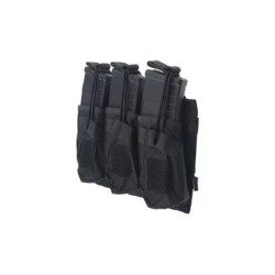 Triple OPEN Pouch for AK Magazines - Black