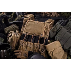 Triple OPEN Pouch for AK Magazines - Olive Drab