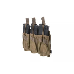 Triple OPEN Pouch for AK Magazines – Tan