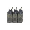 Triple OPEN Pouch for AK Magazines - Ranger Green