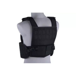 Light Laser-Cut Tactical Vest - Black