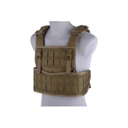 Light Laser-Cut Tactical Vest - Tan