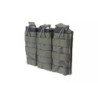 Triple Open I Pouch for AK/M4/G36 Magazines - Ranger Green