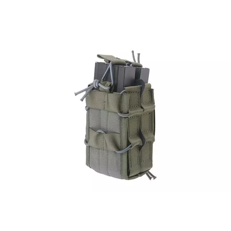 Double Universal Open II Magazine Pouch - Ranger Green