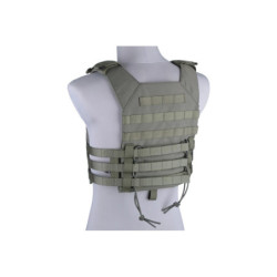 Rush Plate Carrier Tactical Vest - Ranger Green