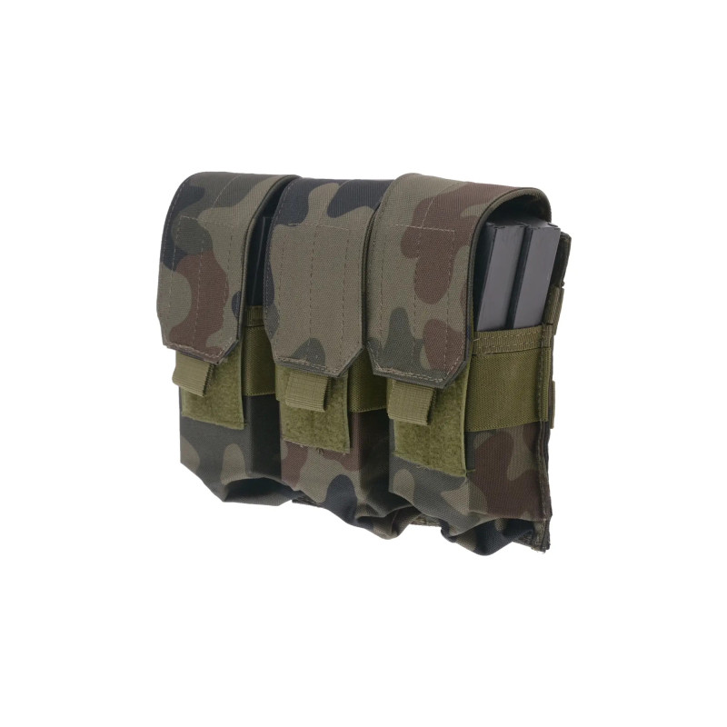 Triple M4/M16 Magazine Pouch - wz.93 Woodland Panther