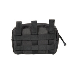 Medium Horizontal Cargo Pouch - Black