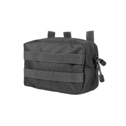 Medium Horizontal Cargo Pouch - Black