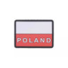 Polish Flag with Poland Text - 3D Patch