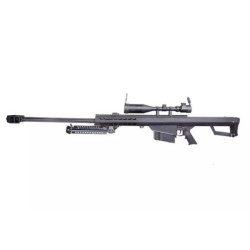 Rifle replica barret® M82 Selector Rifle with scope and bipod - black