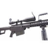 Rifle replica barret® M82 Selector Rifle with scope and bipod - black