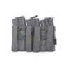 Triple Open Top Pouch for M4/M16 Magazine - foliage green