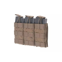 Triple Open Top Pouch for M4/M16 Magazine - coyote brown