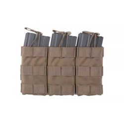 Triple Open Top Pouch for M4/M16 Magazine - coyote brown