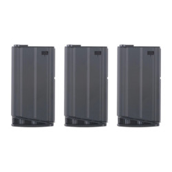 Set of 3 Mid-Cap 160 BB SCAR-H Magazines - Black