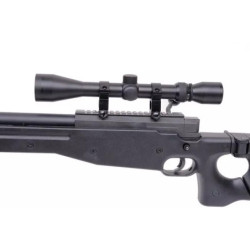 MB08A sniper rifle replica - with scope and bipod - black