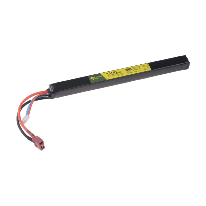 LiPo 11.1V 1200mAh 2S/20C Battery - Under AK Dust Cover - T-Connect (Deans)