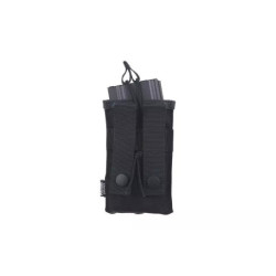 Open Top 1+1 Pouch - Black