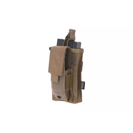 Open Top 1+1 Pouch - Tan