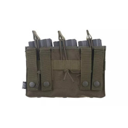 Open Top 3+3 Pouch - Olive Drab