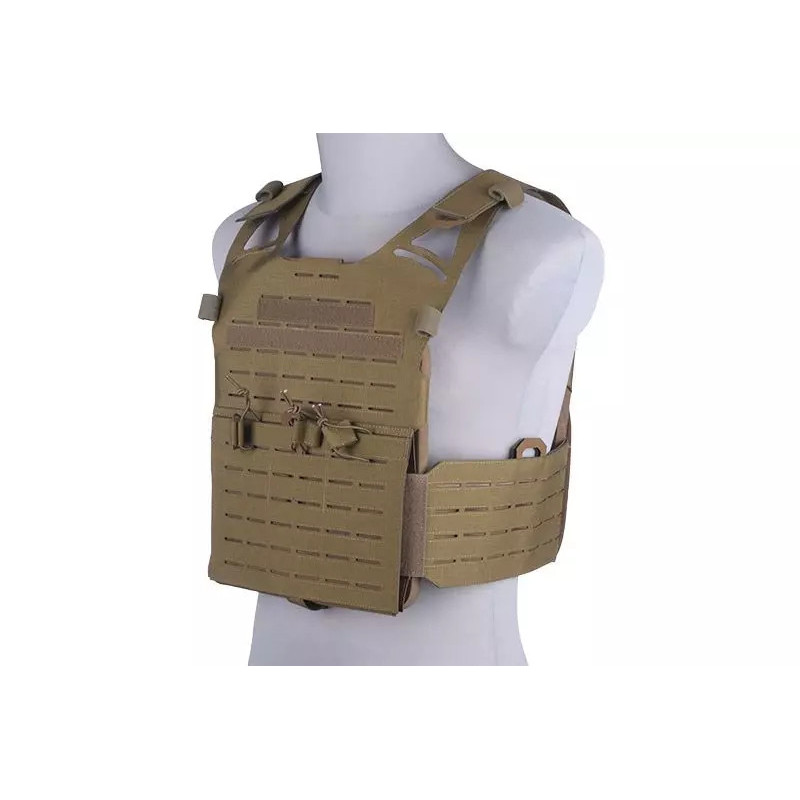 Blast Plate Carrier Tactical Vest - Tan