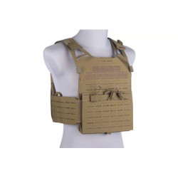 Blast Plate Carrier Tactical Vest - Tan