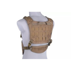 Dynamic Laser-Cut Tactical Vest - Tan