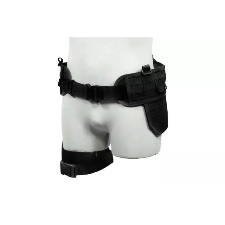 Drop-Leg Laser-Cut Tactical Belt - Black