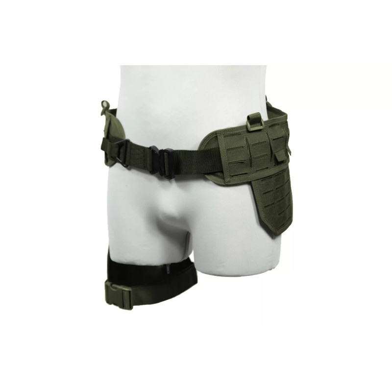 Drop-Leg Laser-Cut Tactical Belt - Olive Drab