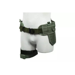 Drop-Leg Laser-Cut Tactical Belt - Ranger Green