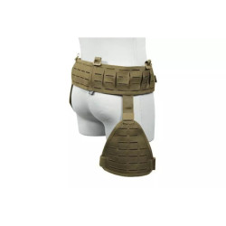 Drop-Leg Laser-Cut Tactical Belt - Tan