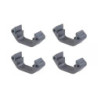 AM-DH-015-BK Rail Cover Set for Amoeba Handguards - Black