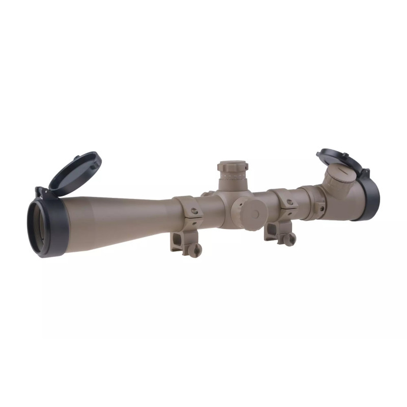 SC-010 3.5-10x40 E-SF Scope - Tan