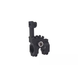 M4/M16 Gas Block with Foldable Front Sight - Black