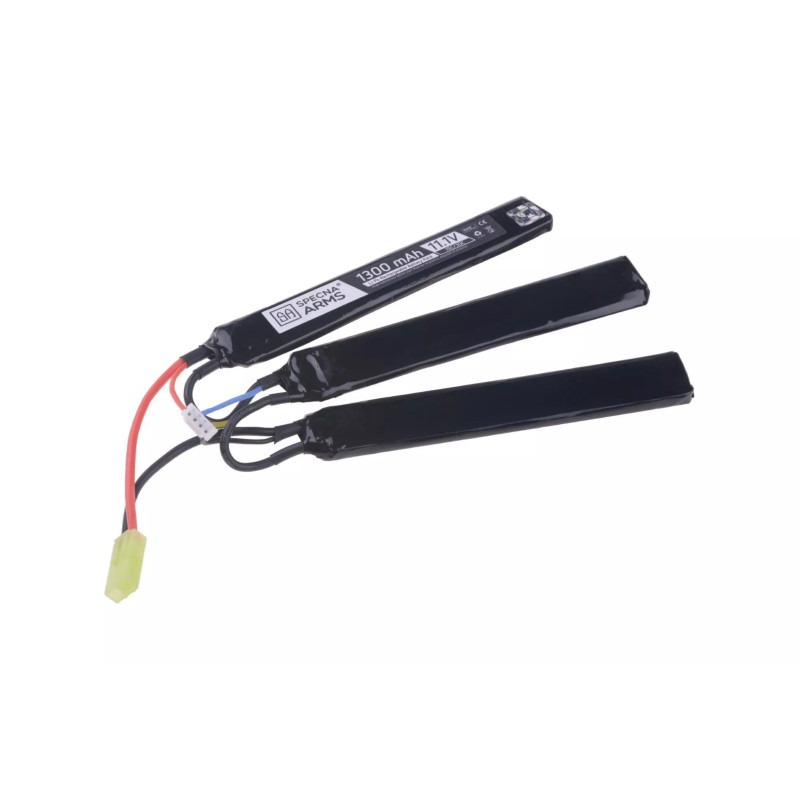 LiPo 11,1V 1300mAh 15/30C Battery - Butterfly Configuration