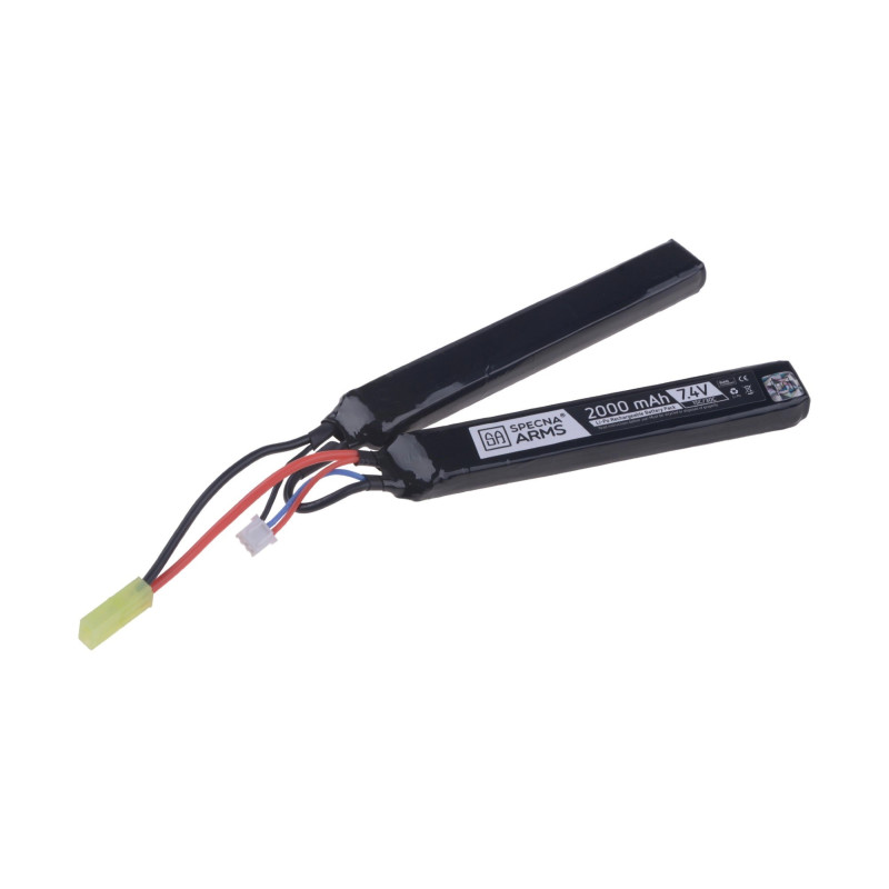 LiPo 7,4V 2000mAh 15/30C Battery - Butterfly Configuration