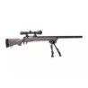 SW-04 Sniper Rifle Replica with Scope and Bipod - Tan