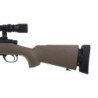 SW-04 Sniper Rifle Replica with Scope and Bipod - Tan