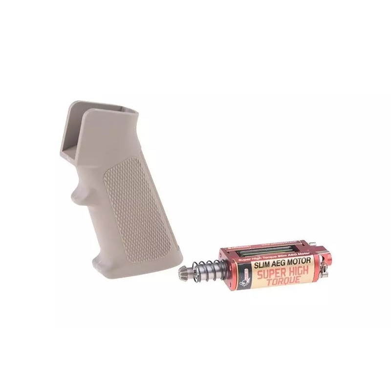 SHT SLIM M4/M16 Motor Grip Set - Long - Tan